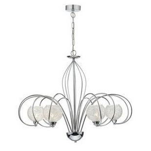 Dar Rafferty stropn� lampa chr�m kri�t�ov� iskriv� odtiene