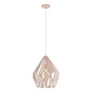 eglo carltonp jednoduch� stropn� lampa osvetlenie marhu�ov�